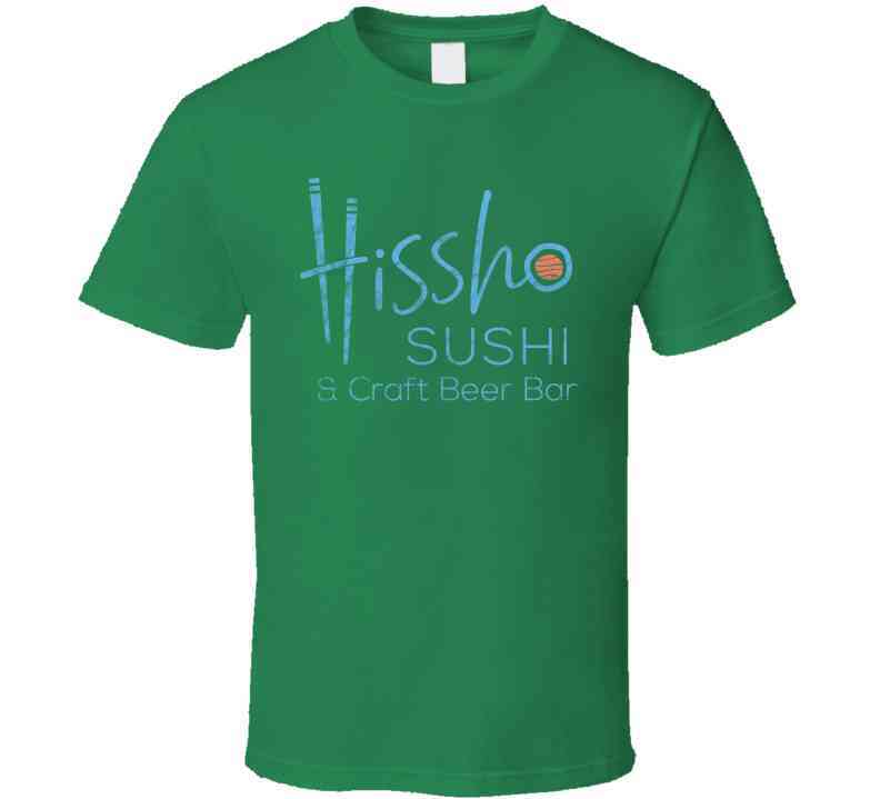 Hissho Sushi Craft Beer Bar Worn Look Cool T Shirt