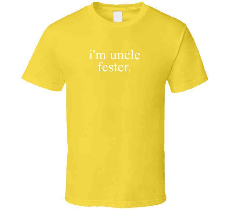 Uncle Fester Last Minute Popular Halloween Costume Addams Family T Shirt