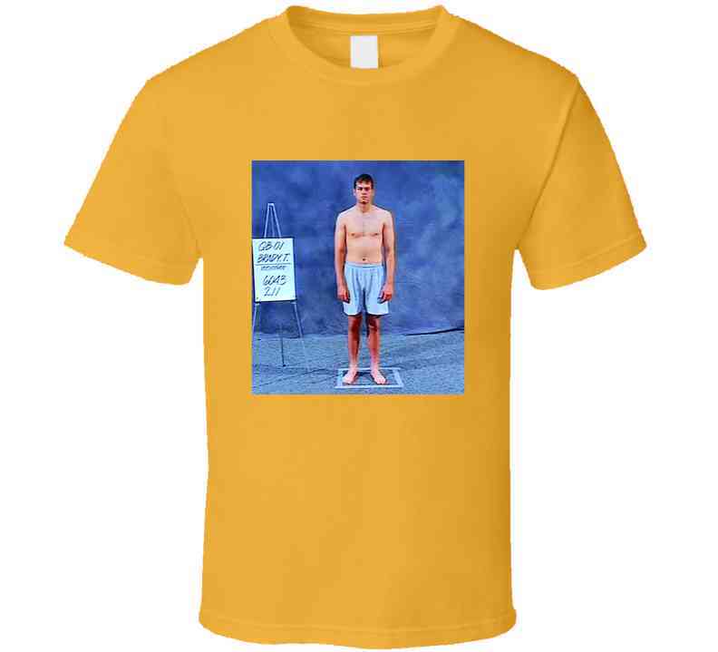 Ryan Jensen Wears Tom Brady's Combine Photo Funny Football Cool T Shirt