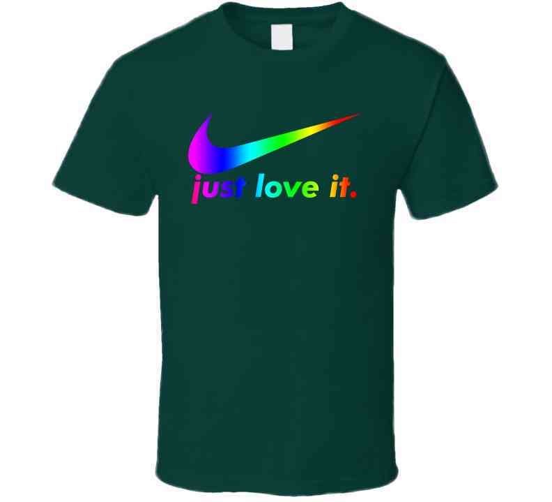 Nike Just Love It Parody Lgbtq Pride Cool T Shirt