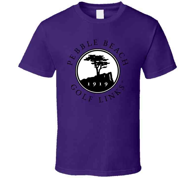 Us Open 1919 Pebble Beach Type Logo Pro Golf Fan Cool T Shirt