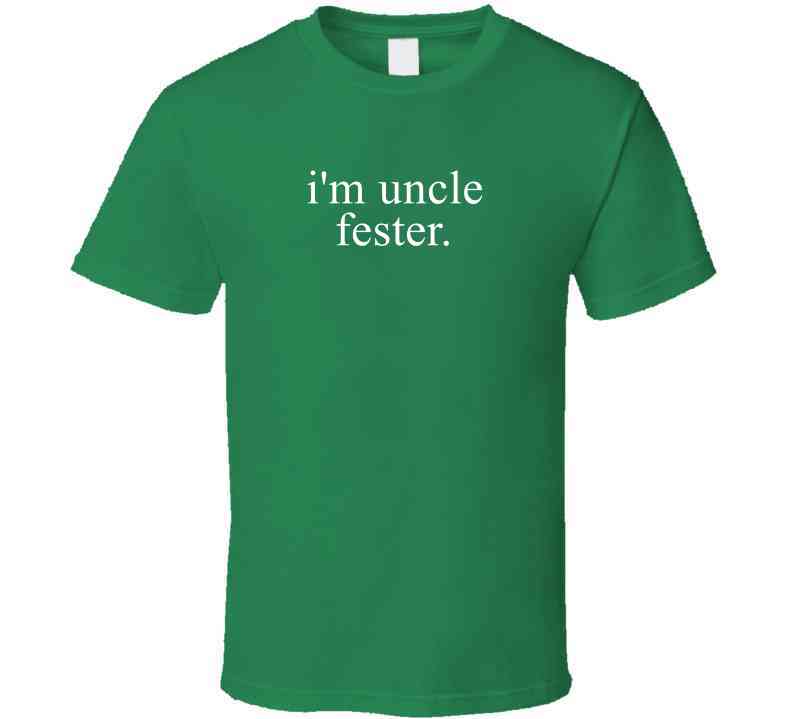 Uncle Fester Last Minute Popular Halloween Costume Addams Family T Shirt