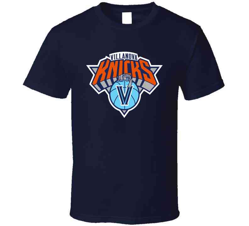 Villanova Knicks New York Mashup Parody Cool T Shirt