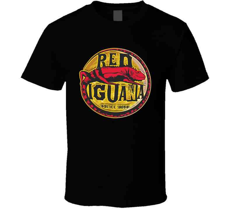 Red Iguana Salt Lake City Utah Restaurant Logo Cool Foodie T Shirt