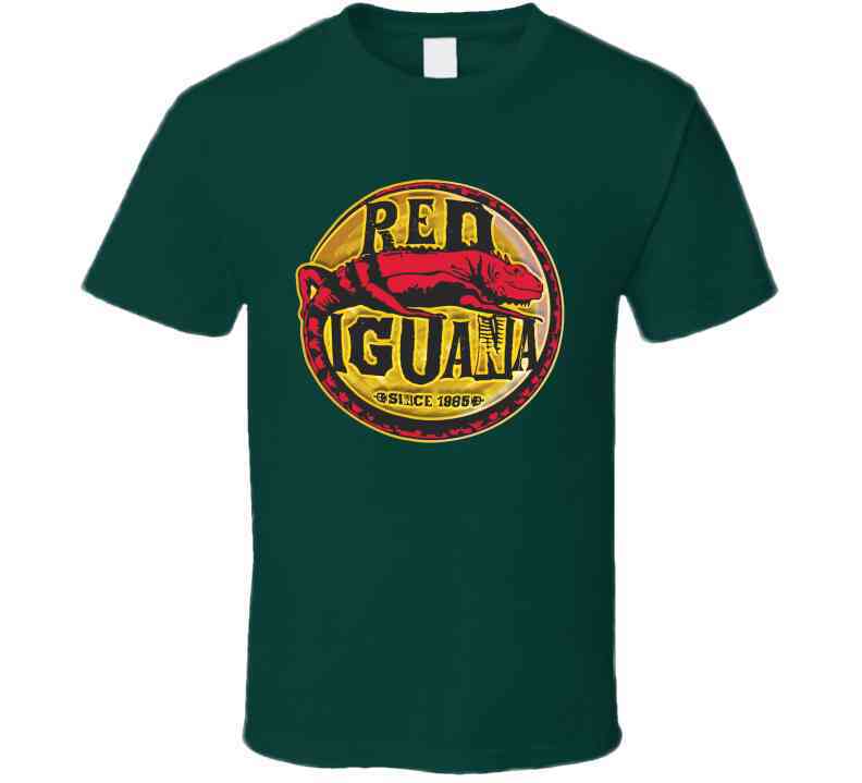 Red Iguana Salt Lake City Utah Restaurant Logo Cool Foodie T Shirt