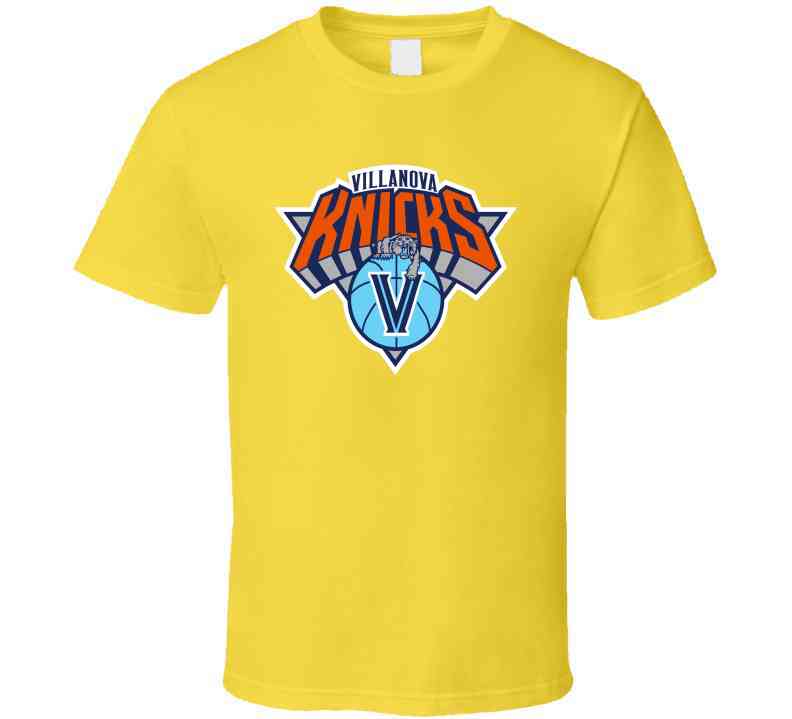 Villanova Knicks New York Mashup Parody Cool T Shirt