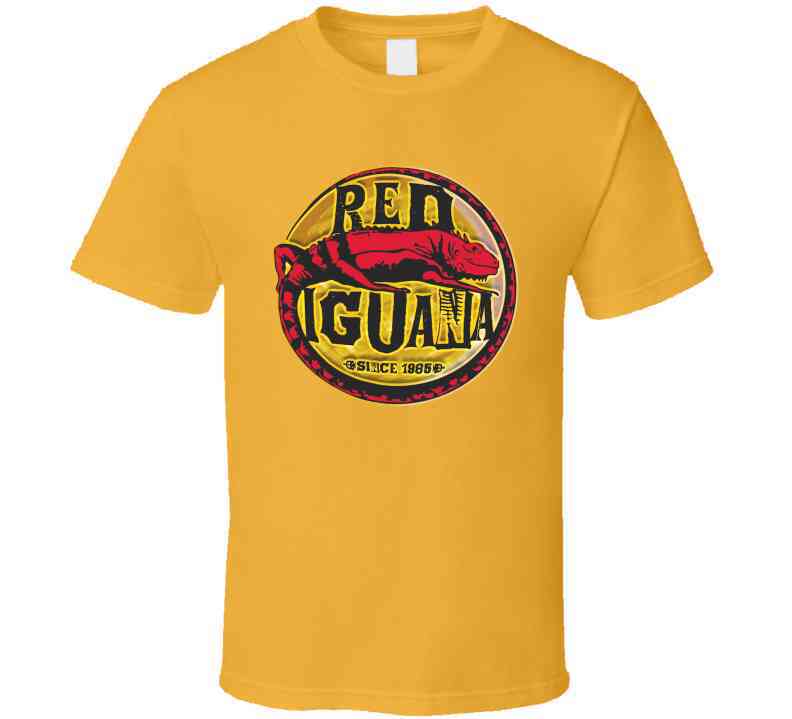 Red Iguana Salt Lake City Utah Restaurant Logo Cool Foodie T Shirt