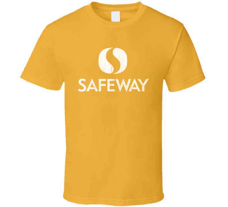 Safeway Grocery Store Logo Vintage Grunge Look Cool T Shirt