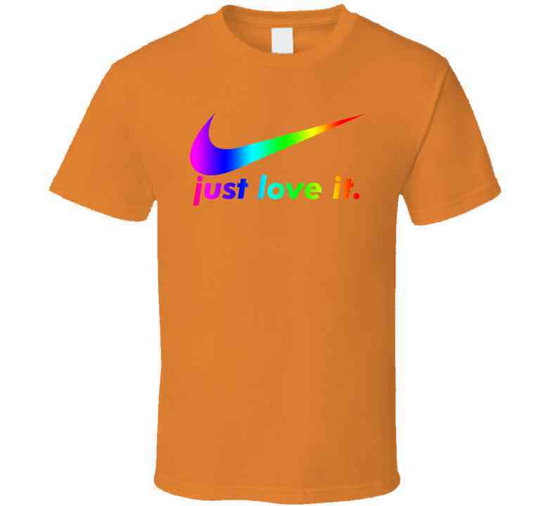 Nike Just Love It Parody Lgbtq Pride Cool T Shirt