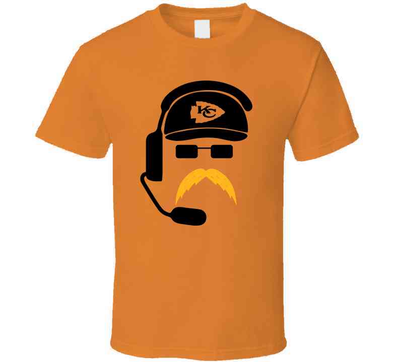 Andy Reid Kansas City Moustache Fan Cool T Shirt