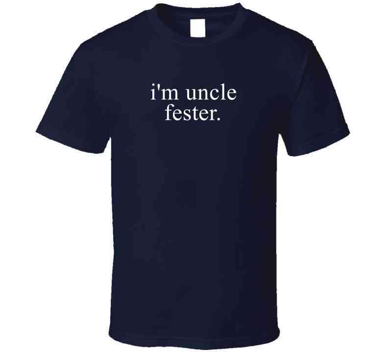 Uncle Fester Last Minute Popular Halloween Costume Addams Family T Shirt