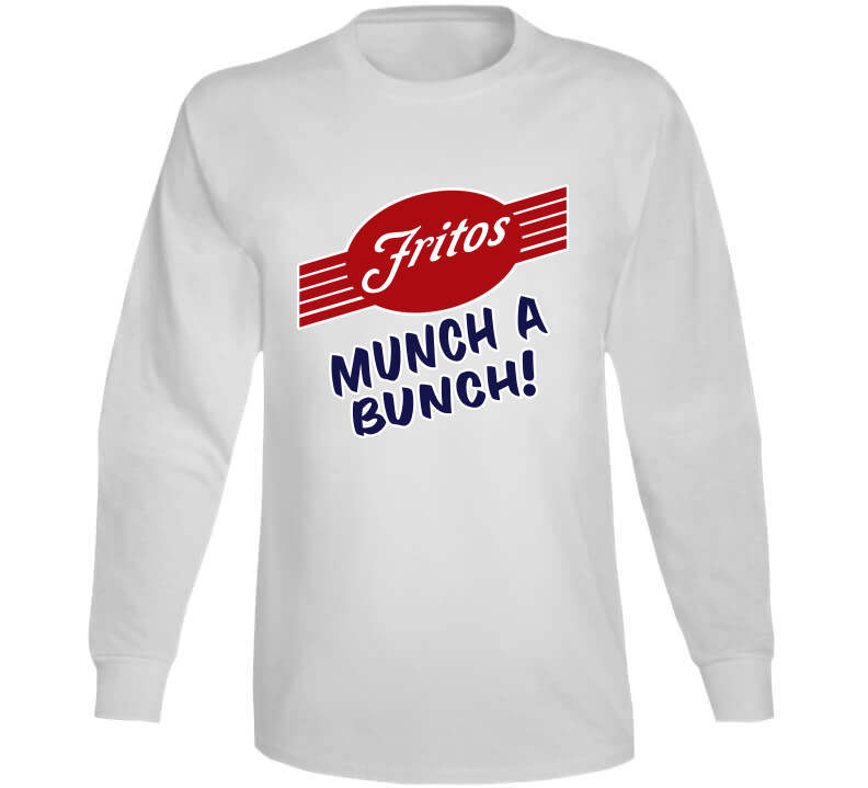 Munch A Bunch Fritos Most Memorable Ad Slogan Long Sleeve Cool T Shirt