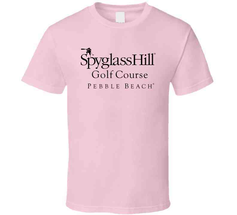 Spyglass Hill Golf Course Pebble Beach Logo Golfing Fan Father's Day Cool T Shirt