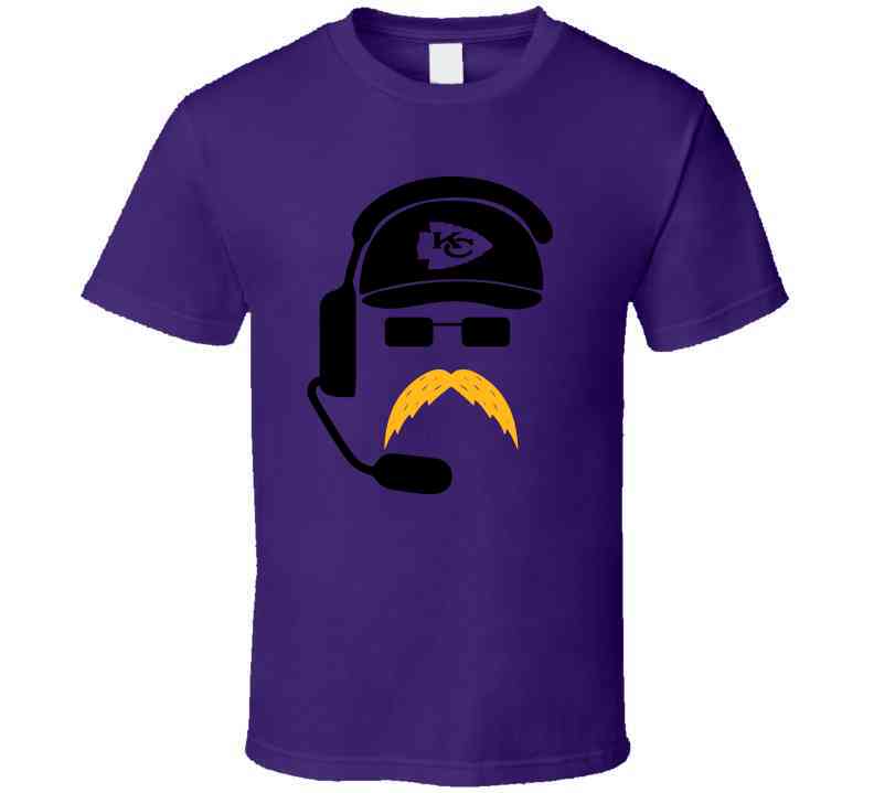 Andy Reid Kansas City Moustache Fan Cool T Shirt