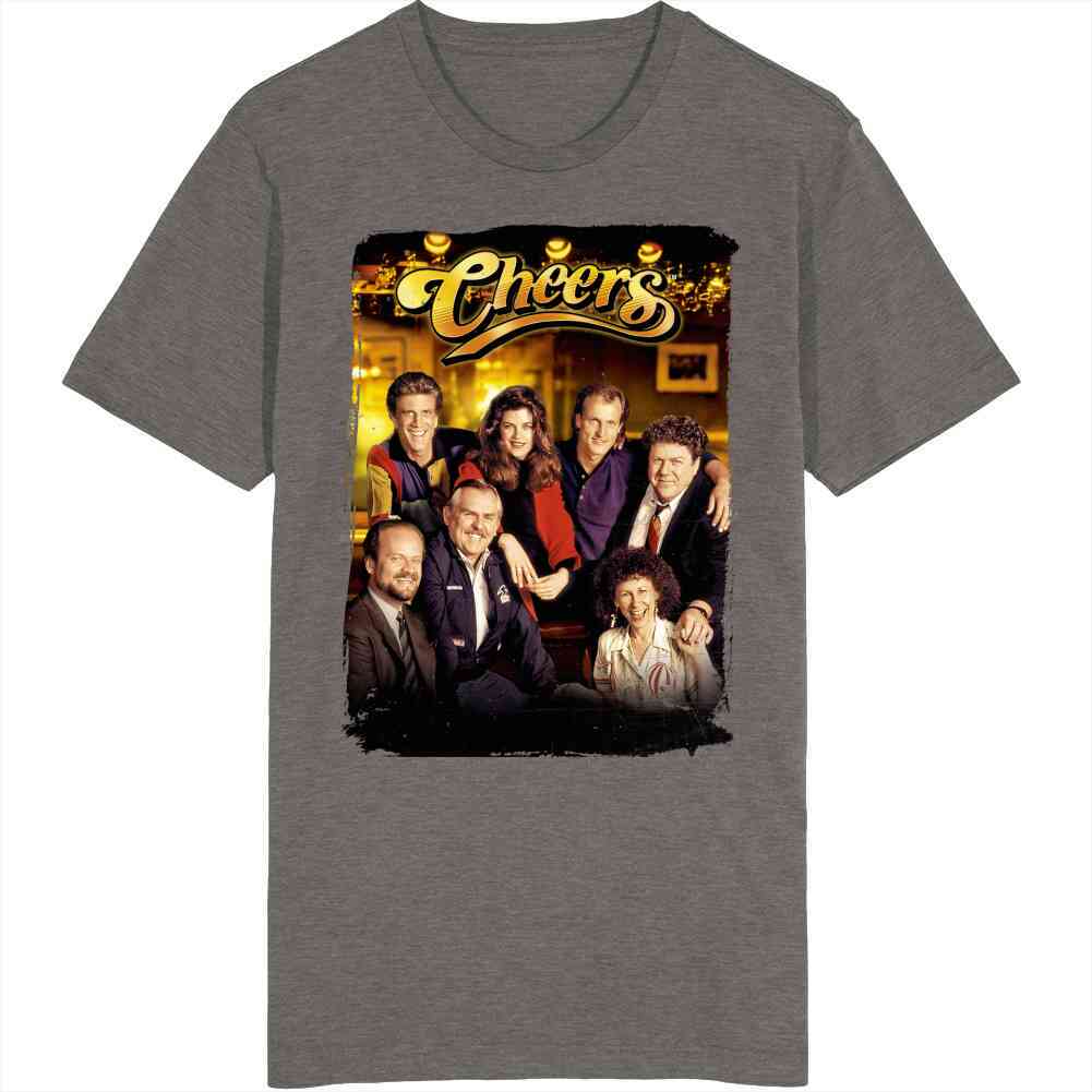 Cheers 80s Tv Series Show Worn Look Vintage Unisex Cool T Shirt