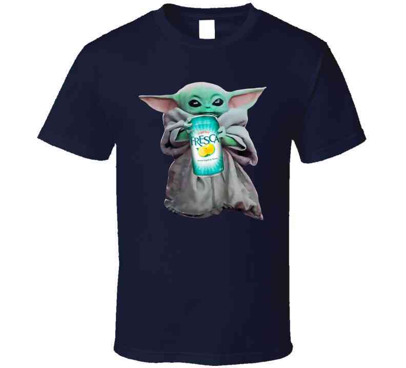 Baby Yoda The Child Mandalorian Fresca Soda Pop Drink Cool T Shirt