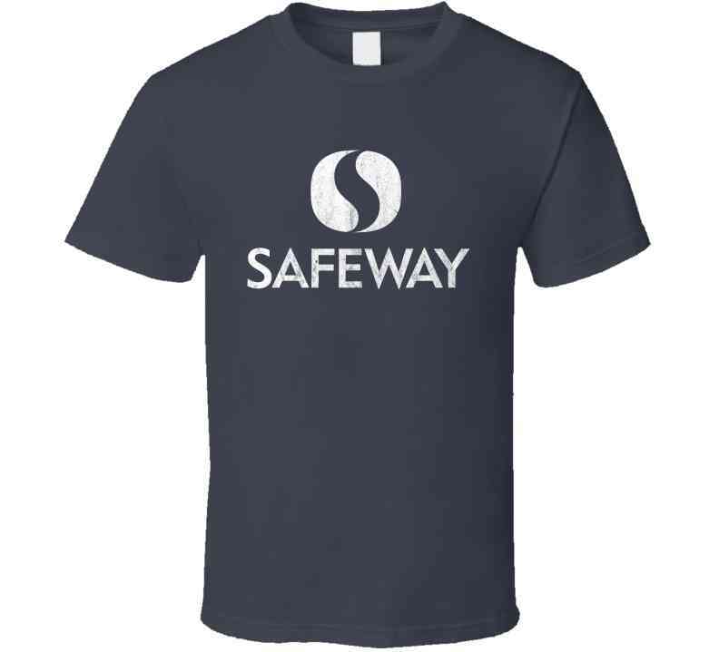 Safeway Grocery Store Logo Vintage Grunge Look Cool T Shirt