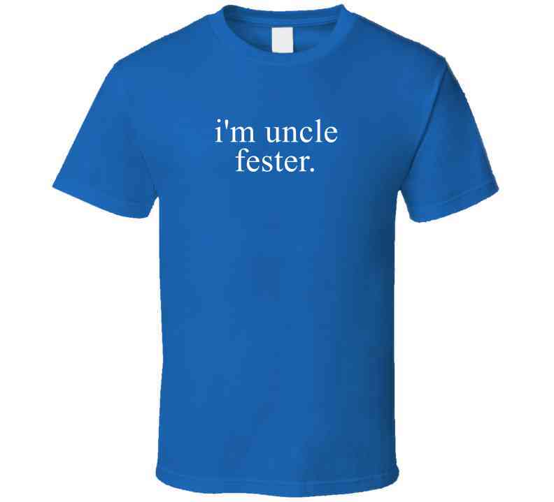 Uncle Fester Last Minute Popular Halloween Costume Addams Family T Shirt